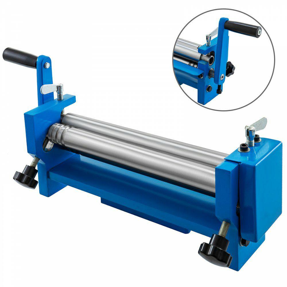 12.6 in. Slip Roll Roller Metal Plate Bending Round Machine, Slip Roll Machine Up to 22 Gauge Steel, Sheet Metal Roller, Slip Rolling Bending Machine with Two Removable Rollers  |  Metal Forming Machines Machining Metal Forming Machines