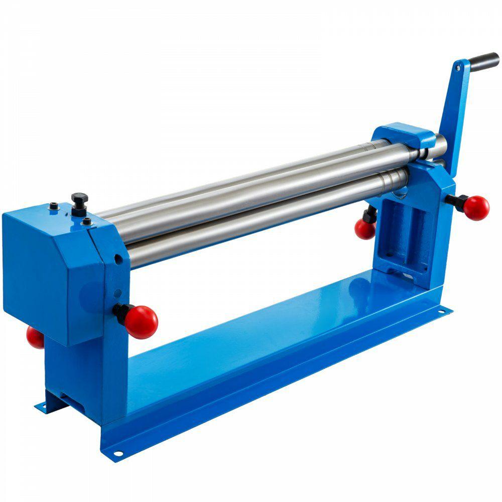 24 in. Slip Roll Roller Metal Plate Bending Round Machine, Slip Roll Machine Up to 16 Gauge Steel, Sheet Metal Roller, Slip Rolling Bending Machine with Two Removable Rollers  |  Metal Forming Machines Machining Metal Forming Machines