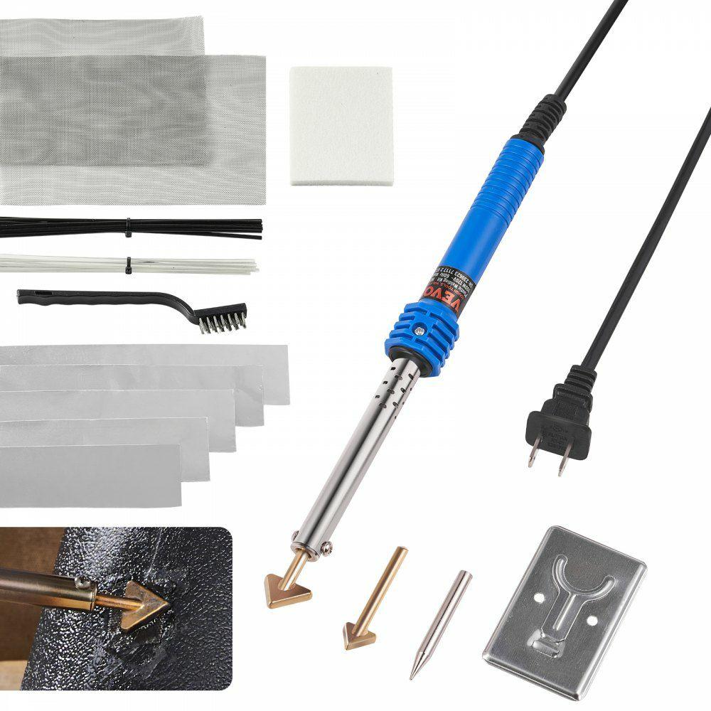 Plastic Welding Kit, 100W Plastic Welder Soldering Iron Gun, Car Bumper Repair Kit with 2 Welding Tips, 1 Soldering Tip, 20 Plastic Welding Rods for Kayak/Toys/Plastic Crack/Electronics Repair  |  Spot Welding & Accessories Spot Welding & Accessories Spot Welding & Accessories