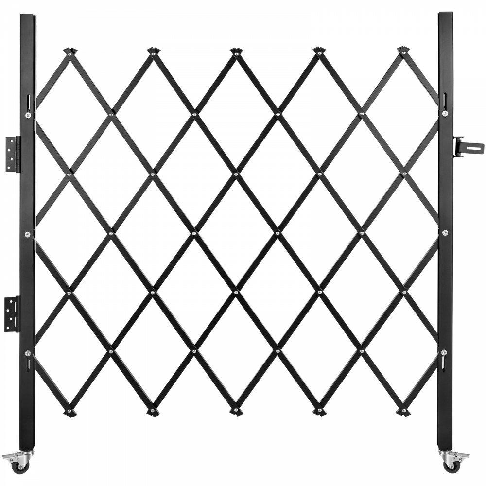 Single Folding Security Gate, 48″ H x 66″ W Folding Door Gate, Steel Accordion Security Gate, Flexible Expanding Security Gate, 360° Rolling Barricade Gate, Scissor Gate or Door with Padlock  |  Access Barriers & Crowd Control Access Barriers & Crowd Control Access Barriers & Crowd Control