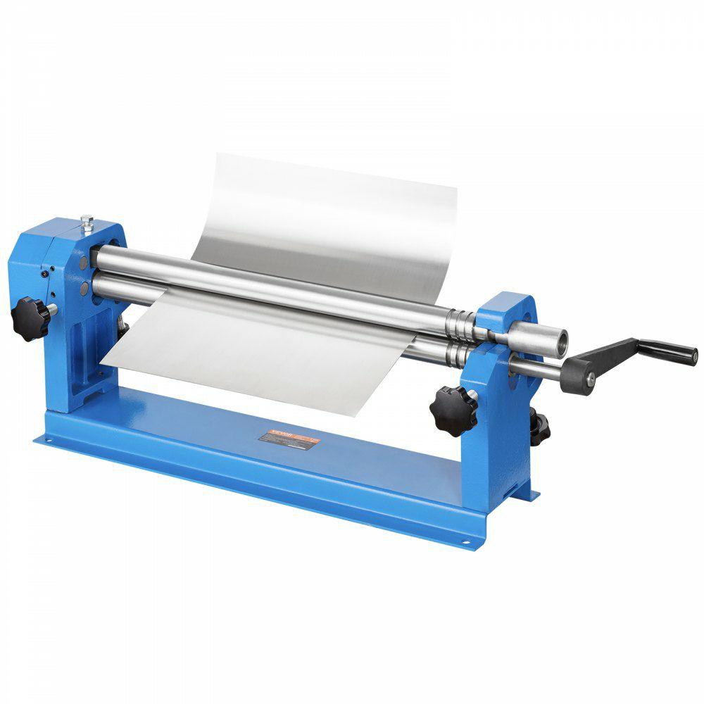 Slip Roll Machine, 24 inches Forming Width in 16 Gauge Capacity, Sheet Metal Slip Roller Rolling Bending Machine, with 2 Detachable Rollers for Low Carbon Steel Copper Sheet Aluminum Alloy Sheet  |  Metal Forming Machines Machining Metal Forming Machines