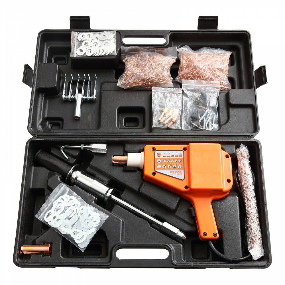 Stud Welder Dent Repair Kit, 800W Spot Welder Stud with 5 Welding Mode, Auto Body Dent Welder Repair Machine with 13 Types of Welding Accessories for Car, Truck, Motorcycle Dent Repair  |  Spot Welding & Accessories Spot Welding & Accessories Spot Welding & Accessories