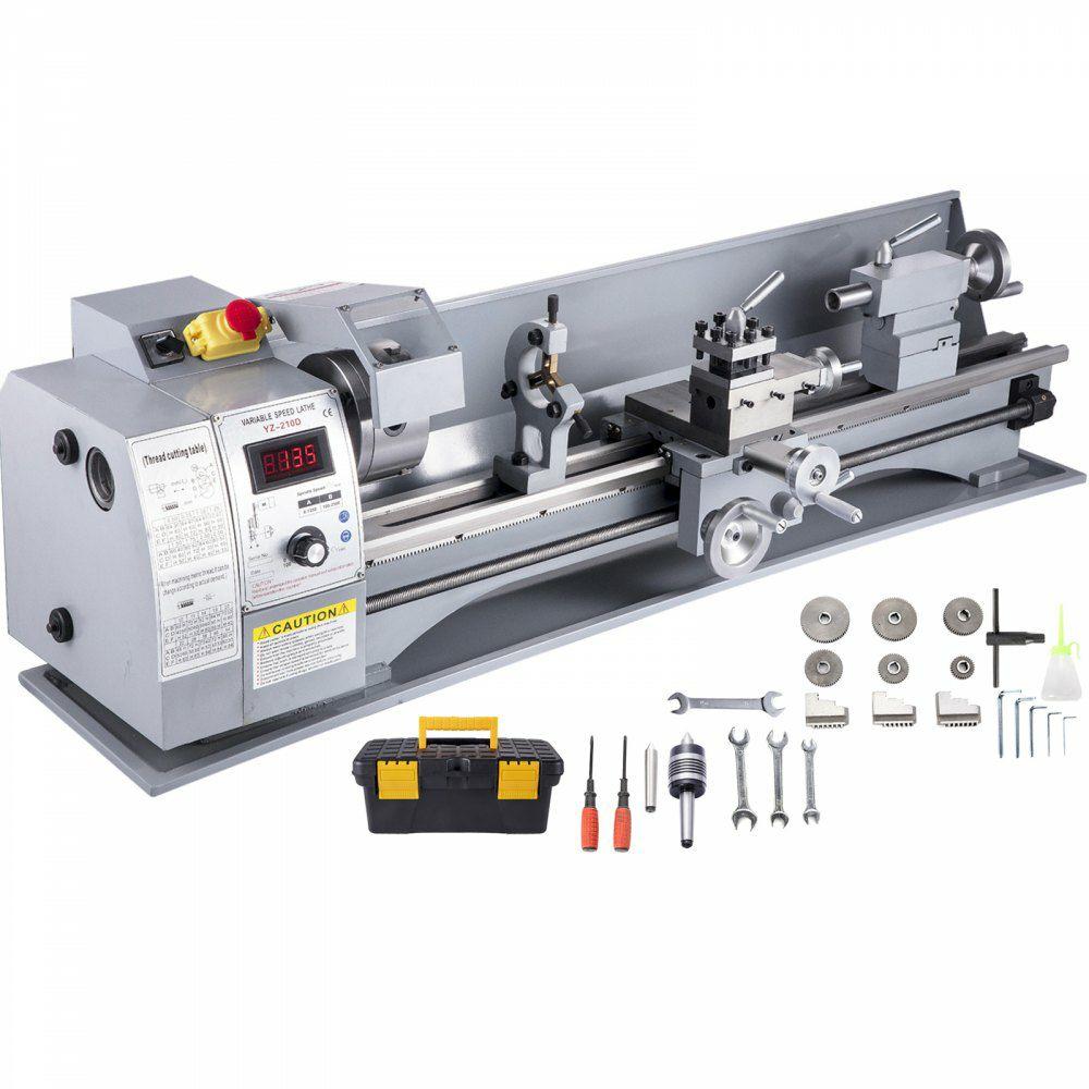 Metal Lathe, 8.3 x 31.5 inch Mini Lathe Machine, 2500 RPM Variable Speed Change, 850W Precision Mini Lathe, Metal Working Lathe with Brushless Motor, Milling Machine for Various Metal Turning  |  Metal Lathe Lathe Machines & Accessories Lathe Machines & Accessories