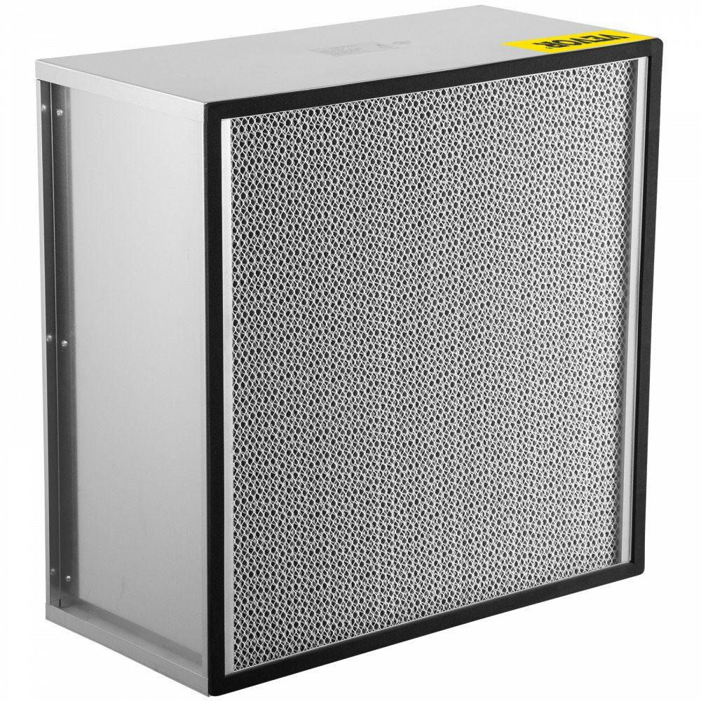 HEPA Replacement Filter, 24”x24”x11.5” AC Filter, True HEPA Pleated Air Filter, Air Filter Replacement with Galvanized Frame, 99.97% Standard Filter Compatible for HEPA Filter Novair 2000  |  Ventilation Equipment & Supplies Heating & Cooling Ventilation Equipment & Supplies